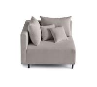 Lisa design canapé Edinburg modulable - Gris clair