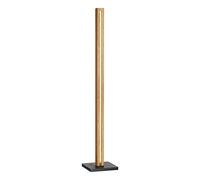 EDISHINE Lampadaire LED en Bois, lamp sur Pied Dimmable, 18W 3000K 800LM Lampe Ambiance, Lampadaire Boho Vintage, Interrupteur au Pied, Fonction Mémoire, pour Salon, Chambre d'enfant, Bureau