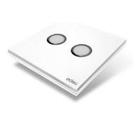 edisio - Interrupteur Gamme Elegance Blanc 2 Touches Blanche G