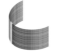 Editbar Lot de 20 fils de débroussailleuse F016800431 pour débroussailleuse électrique Bosch AFS 23-37 - Fil de coupe extra solide - Fil de coupe de rechange pour bordures de pelouse, trottoirs et