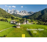 Edition Seidel Calendrier 2026 de qualité supérieure - Format DIN A3 - Calendrier mural Europe nature montagnes Allemagne Autriche Italie France