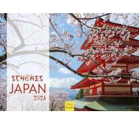 Edition Seidel Calendrier mural 2026 de qualité supérieure - Beau Japon - Format A4 - Asie, Pacifique, Tokyo, Fuji, parc national, temple