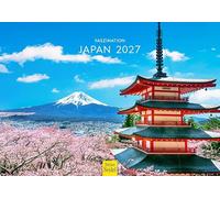 Edition Seidel Premium Calendrier Fascination du Japon 2027 Format DIN A5. Calendrier mural allemand Asie Pacifique Tokyo Fuji parc national temple