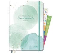 Éditions Häfft® 11511-0 Éditions Häfft® Agenda pour enseignants du primaire « Watercolors » août 2026 - juillet 2027, blanc, 1 exemplaire