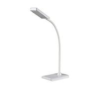 EDM Lampe de bureau Flexo 400 lm 7W Blanc polypropylène (9 x 13 x 33 cm)