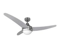 EDM 33804 Egeo Ventilateur de Plafond avec Télécommande 60W Chromé