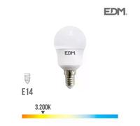 Edm Ampoule LED E14 8,5W - Blanc chaud