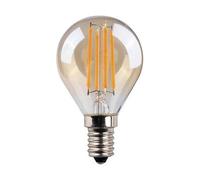 Edm Ampoule LED Filament Vintage E14 4,5W 400lm 2000K Blanc Cassé, Lumière Chaude