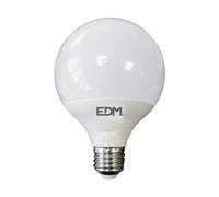 Edm Ampoule LED Globe E27 15W 1521lm 3200K Lumière Chaude Ø12.5x16cm