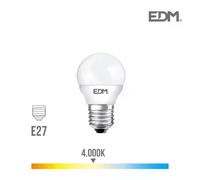Edm Ampoule LED E27 5W - Blanc naturel 4000K