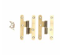 Edm Charnière universelle porte intérieure droite - 100 x 58 mm