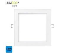 Downlight Led 20w Carr? 22cm Blanc - Blanc Du Jour 6400k