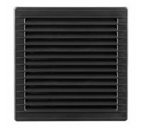 EDM Grille d'aération 87730 Anthracite 17 x 17 cm Moustiquaire