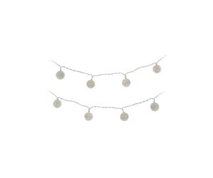 EDM Guirlande lumineuse argent Noël