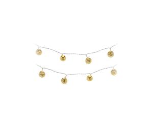 EDM Guirlande lumineuse - Boules dorées - 2,5m