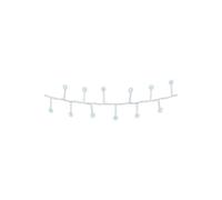 Guirlande blanche scintillante compact EDM - esprit de Noël - blanc froid - ampoules LED - 11 m - 72263 blanche G
