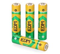 Edm Pile rechargeable eco-series AAA HR03 950 mAh 1,2V Ø10,5 x 44,5 mm Lot de 4