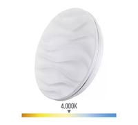 EDM Plafonnier Circulaire Blanc 24W