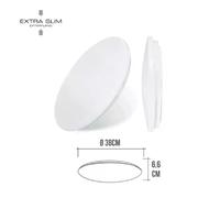 Applique Surface Led EDM 4000K 24W - 1680 Lumens 33x6,6cm Blanc G