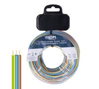 EDM Product Câble parallèle EDM 28742 Bleu Marron 25 m Bobine h07z1-k - Marque EAN : 8425998287424