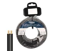 EDM Product Câble parallèle Plat EDM 28712 Noir 10 m 2 x 0,75 mm - Marque EAN : 8425998287127