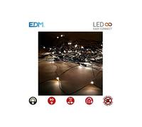 Rideau Red Icicle Easy-Connect 2x1,5mts 90 Led Blanc Chaud 30v (Usage Int. Ext.) Edm Total 1,62w