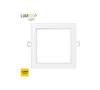 EDM Spot encastrable LED carré 20W 4000K 1500lm Blanc Lumeco 31584
