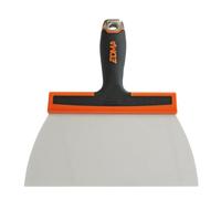 Edma, Couteau à Enduire Lame Galbrée 22 cm, Lame inox d’épaisseur 0.5 mm, Manche bi-matière avec tête en métal