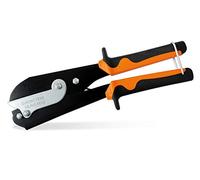 EDMA - Maxi-Ret - Pince à Gaufrer Démultipliée - 5 Lames - Spécial Inox - Diminution Diamètre par Pressions - Idéal pour Couvreur - 035055 - Outil Manuel de Qualité pour Professionnel et Particulier