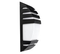 EDO Applique Murale Exterieur ZOFIN, lampe murale en aluminium noir IP44, applique murale avec douille E27, max. 1x40 Watt, Eclairage Décoration Lumière, lampe d'entrée pour ampoules LED, EDO777354