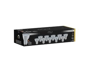 EDO, SET 10x FARI LED Ampoule M10 10 pièces - 5.5 Watts, blanc chaud 3000K WW, 500lm, non-dimmersible, led GU10 3000K, ampoules à économie d'énergie, ampoules led, multipack de 10, EDO777488