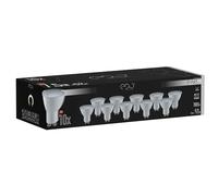 EDO, SET 10x FARI LED Ampoule M10 10 pièces - 7.5 Watts, blanc neutre- 4000K NW, 700lm, non-dimmable, led GU10 4000K, ampoules à économie d'énergie, ampoules à led, Multipack 10, EDO777491
