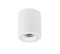 EDO Spot LED en Saillie HALIS OV Plafonnier Apparent 15 W LED Spot GU10 Douille Blanc Downlight Plafonnier Luminaire Apparent Rond Spots de Plafond Aluminium Luminaire Plafonnier Salon Cuisine