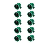 EDO Technic - Boîte d’Encastrement Profonde FI60 - Profondeur 60 mm - Coffret Électrique - Boîte Murale d’Installation Verte avec Vis pour Murs en Brique et Placoplâtre - 10 pièces