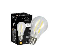 EDO Vintage Ampoule Décorative DARI E27 Filament 8,5W Blanc Neutre 4000K 1055lm CLEAR A60 Ampoule de Décoration LED - Idéal pour le Design Rétro et Industriel, Non Dimmable