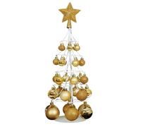 Edorco Présentoir d'Ornement en Fer Forgé pour Sapin de Noël - Debout Libre, Stand pour Boules et Décorations Saisonnières - Cadeau d'Artisanat