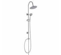 ROUSSEAU Dunedin Chrome Panneau de douche sans robinet
