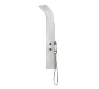 Edouard Rousseau Colonne de douche hydromassante Tonga – Picots anticalcaire, flexible 1,50 m, blanc