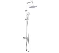 Edouard Rousseau - Colonne de Douche Mécanique MIHANÉ - Certifiée NF - Douchette 1 Jet - Bras 115 cm - Chromé