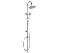 ROUSSEAU Dunedin Chrome Panneau de douche sans robinet