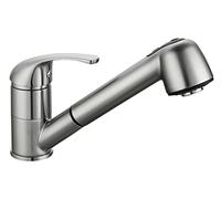 Edouard Rousseau - Mitigeur évier BAGO inox - Douchette extractible 2 jets - Flexible double agrafage
