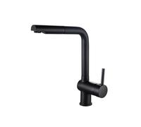 Mitigeur Rousseau 4060541 Noir Acier inoxydable Laiton Rectangulaire