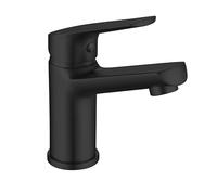 Edouard Rousseau - Mitigeur Lavabo SOKAR - Fonction Rapid Fix - Aérateur Économie d’Eau - Vidage Clic-Clac Inclus (Noir)