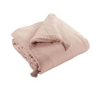 Edredon 150x150 cm Gaze de Coton Guimauve