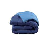 Edredon gonflant bicolore bleu jean-bleu océan Terre de Nuit 140x150