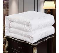 Edredon Gonflant Duvet Couette 4 Saisons Édredon Adulte,A-200x230cm-4kg | Couette Hiver Tres Chaude Dodo Imprimer Edredon Gonflant Duvet Garnissage en Soie De Mûrier,A-200x230cm-4kg