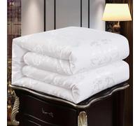 Edredon Gonflant Duvet Couette 4 Saisons Édredon Adulte,A-220x240cm-3kg | Couette Hiver Tres Chaude Dodo Imprimer Edredon Gonflant Duvet Garnissage en Soie De Mûrier,A-220x240cm-3kg