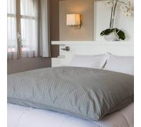 Édredon gonflant jacquard Gris clair 140 x 160 cm