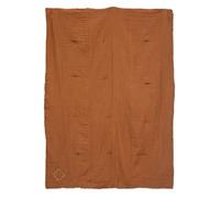 Edredon ""Lili"" en gaze de coton 100x140cm marron - Atmosphera createur d'interieur