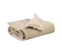 Plaid uni Vivaraise Laly Beige 85x200 cm